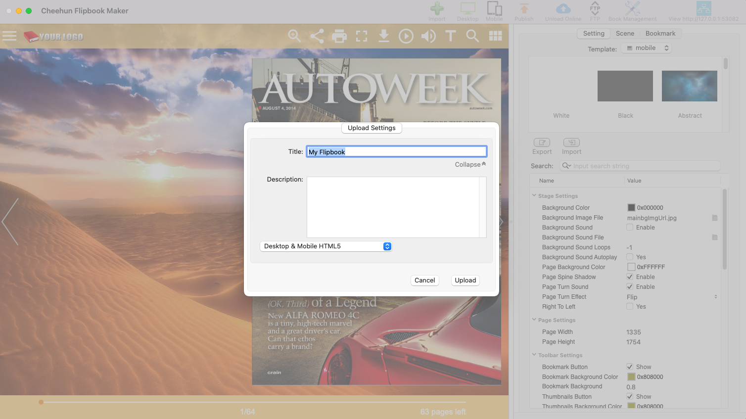 HTML5 Flipbook Maker